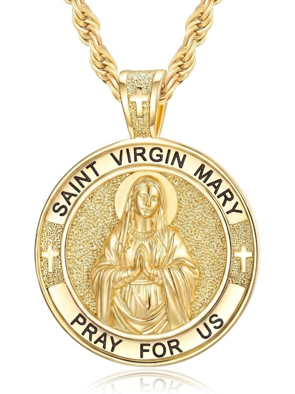 14K Gold Patron Saint Medals | Protection Jewelry for Faith & Blessings